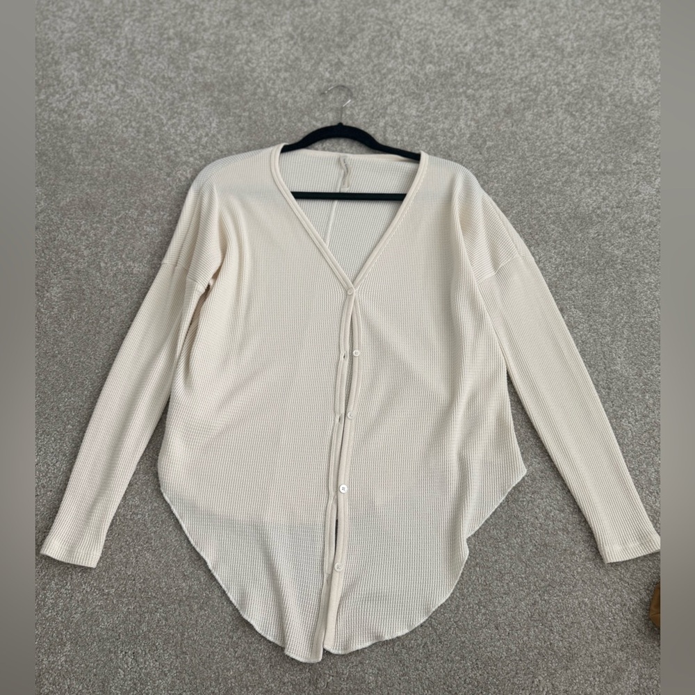 Babaton Cream Long Sleeve Top